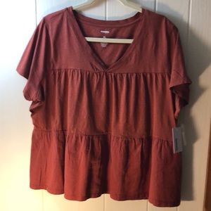 Sonoma XL rust colored top NWT